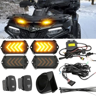 Kit legal de calle Plug N Play para CFMoto CFORCE 625 ZForce 800 señal de giro Foto 1 de 4