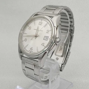 Hamilton Jazz Master Automatik Uhr 40mm Edelstahl braun Lederarmband - Bild 1 von 15