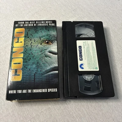 Paramount Congo 1995 VHS **Buy 2 Get 1 Free** Frank Marshall Dylan Walsh - Image 1 of 4