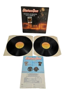 Status Quo 12 Gold Bars Volume 1+1 LP Vinyl Record   L2D  G392 - Picture 1 of 11