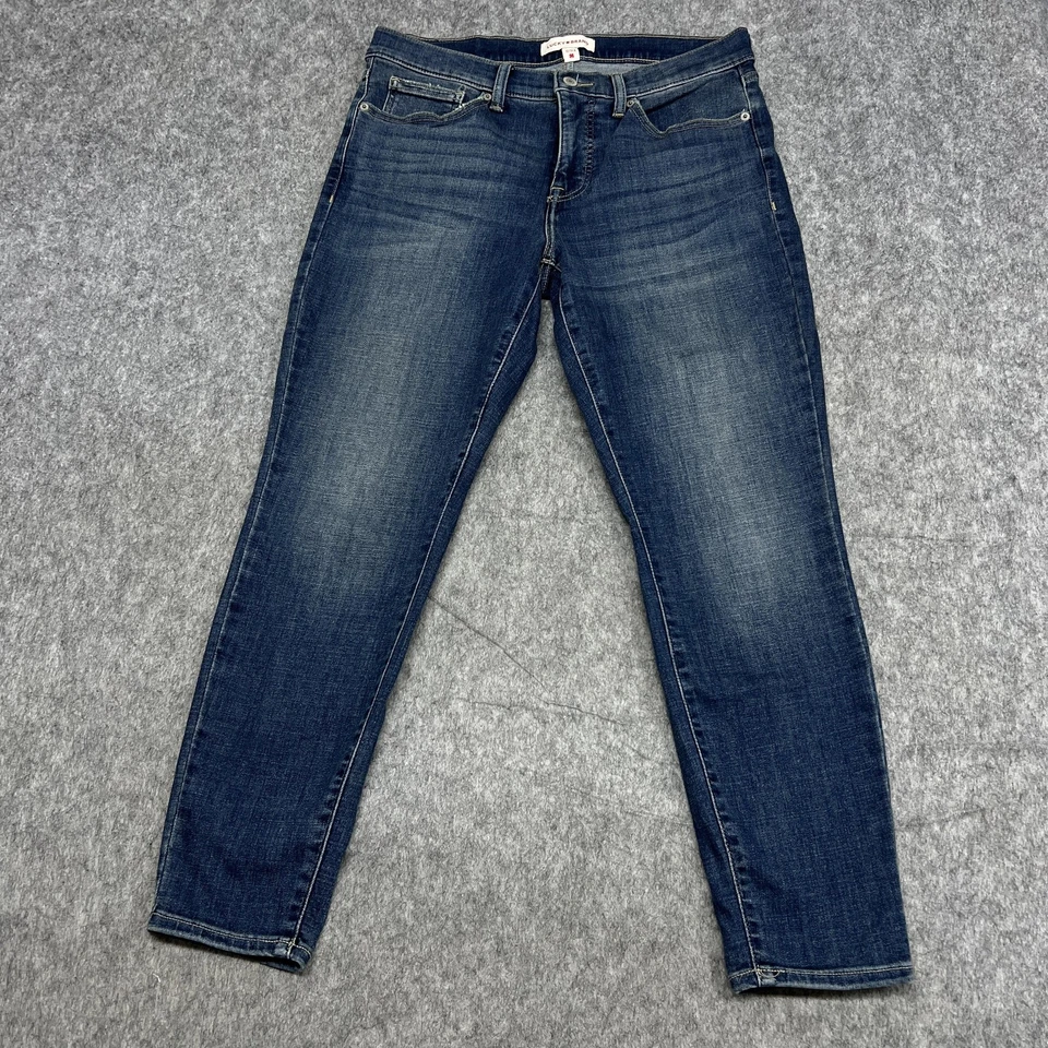 Lucky Brand Jeans Womens 12 Blue Ava Mid Rise Skinny Stretch Denim Dark Wash - Image 1 of 4