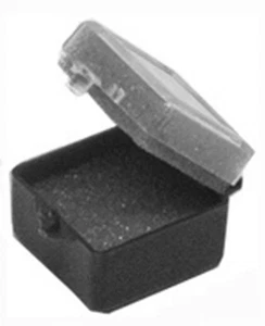 JSP®CROWN BOX 1' INCLUDING FOAM BLACK/CLEAR/ 1000 PCS - Picture 1 of 1