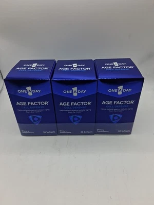 3x One A Day Factor Defensa Celular Función Salud Celular 30ct. ea. (lote de 3 Foto 1 de 4