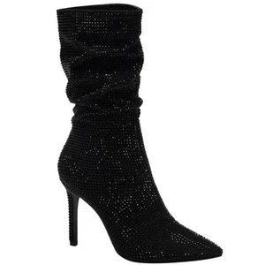 Botas de media pantorrilla con estrás Thalia Sodi - Imagen 1 de 11