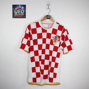 Camiseta de fútbol Croacia 2006/07 local para hombre grande roja - Imagen 1 de 11