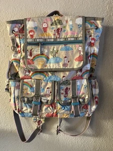 LeSportSac Artist in Residence Backpack - Gray / Multicolor - Large - Picture 1 of 15