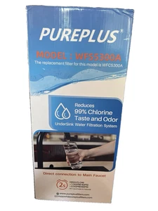 Filtro de repuesto sistema de filtración de agua debajo del fregadero PurePlus WFS5300A nuevo - Imagen 1 de 22