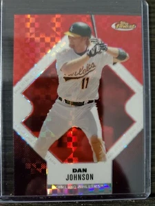 2006 TOPPS FINEST REFRACTOR #41 DAN JOHNSON OAKLAND ATHLETICS #193/250 - Picture 1 of 2