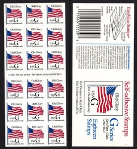 1994 G Rate (32c) Sc 2886a pane MNH plate number V22222 Old Glory - Picture 1 of 1