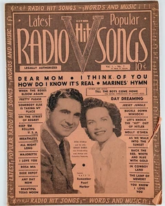 Radio Hit Songs, abril de 1942 | Partituras, letras y artículos musicales de colección - Imagen 1 de 7