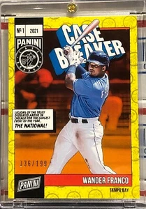 2021 PANINI THE NATIONAL WANDER FRANCO #WF, CASE BREAKER INSERT, SERIAL #136/199 - Picture 1 of 2