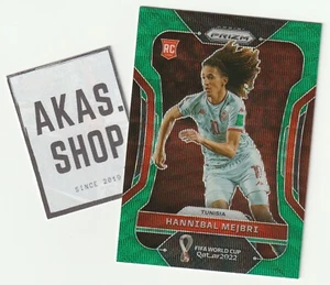 Hannibal Mejbri No. 195 2022 PANINI Prizm World Cup Soccer Green Wave Tunisia - Bild 1 von 2