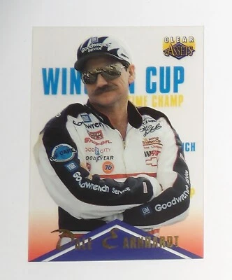 Classic 1996 Clear Assets Dale Earnhardt #64 HOF Acetate Card FREE SHIPPING - Image 1 of 2