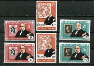 FALKLAND 1979, ROWLAND HILL, STAMP ON STAMP, PENNY BLACK, Scott 291-293 LOT of 2 - Picture 1 of 1