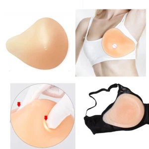 Silikon Brustform Mastektomie Prothese Achsel Pad BH-Einsatz links rechts - Bild 1 von 12
