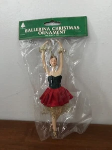 Vintage The Christmas Store Vinyl Ballerina Ornament Spain’s Inc of Philadelphia - Picture 1 of 4