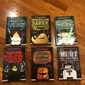 An Origami Yoda Leia Wookie R2D2 Jabba Paperback By Tom Angleberger Lot of 6 - Picture 1 of 10
