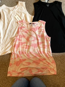 3 M&S sleeveless tops 10 & 12 all new - Picture 1 of 1