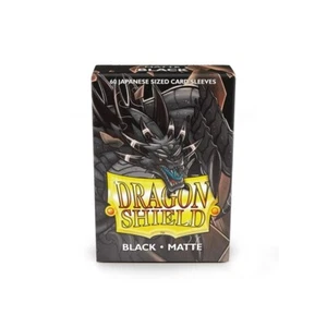 Sleeves: Dragon Shield Matte Japanese Black (60) New - Picture 1 of 2