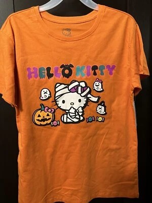 NUEVO CON ETIQUETAS Camiseta Top Hello Kitty By Sanrio Girls L 10-12 “HALLOWEEN CANDY” Foto 1 de 2