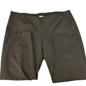 J. Jill Ponte Hose schmales Bein grau Strick Pull On Größe 4X - Bild 1 von 11