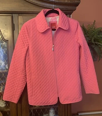Esprit Acolchado Ligero Rosa Chaqueta Abrigo Cremallera Talla L 12-14 PRIMAVERA Foto 1 de 4
