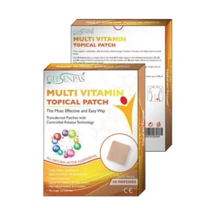 Multi Vitamin Patch Supplements Topical Vitamin Patch Energy Boost Help - Picture 1 of 1