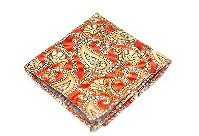 Lord R Colton Masterworks Pocket Square - Cafayate Red Silk - $75 Retail New - Image 1 of 3