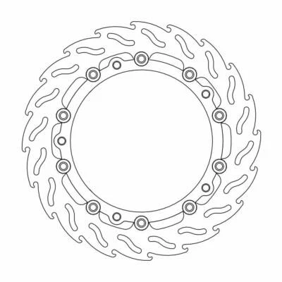 Disco freno delantero derecho bmw r 1200 cl 2003-2004 moto masters llama Foto 1 de 4