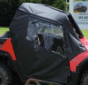 Polaris RZR 570 / 800 / 900 Soft Doors and a Back Panel combo - Picture 1 of 14
