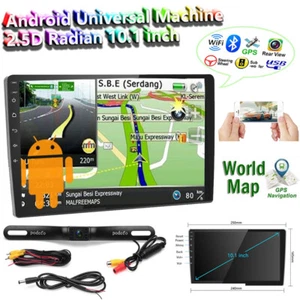 10.1" Android 9.1 Car Stereo Radio GPS 2Din Wifi MP5 Player+License Plate Camera - Bild 1 von 12