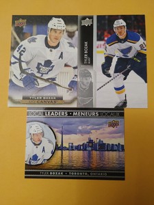 Tyler Bozak Toronto Maple Leafs 3 Card Lot UD Canvas Local Leaders Tim Hortons 