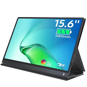 UPERFECT 15.6" Battery Portable Monitor 1920*1080 Rechargeable Second Display AU - Picture 1 of 9