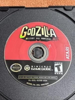 Godzilla: Destroy All Monsters Melee (Nintendo GameCube, 2002) Tested & Working - Image 1 of 4