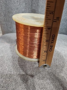 Copper Wire Spool 5lbs Solid Wire Magnet Conduction Thin 26 AWG - Picture 1 of 8