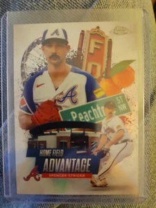 2025 Topps Chrome Spencer Strider Home Field Advantage SP Case Hit! - Picture 1 of 3