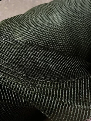 OD GREEN Fishnet Net Fabric Diamond Mesh Pattern Stretch 118" SOLD BY THE YARD - Image 1 of 4