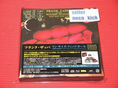 6WT FRANK ZAPPA ONE SIZE FITS ALL  50TH 2025 JAPAN 4 SHM CD + BLU-RAY AUDIO - Image 1 of 3