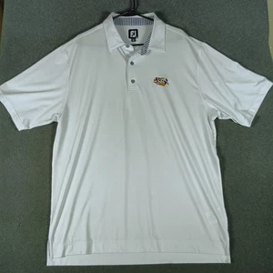 Camisa Polo LSU Bordada Footjoy Elastizada Para Hombres XL Calce Atlético - Tigres - Imagen 1 de 12