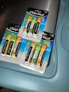3 ChapStick Tropical Paradise Collection Geschmack Lippenbalsam Kokos Mango Limette - Bild 1 von 3