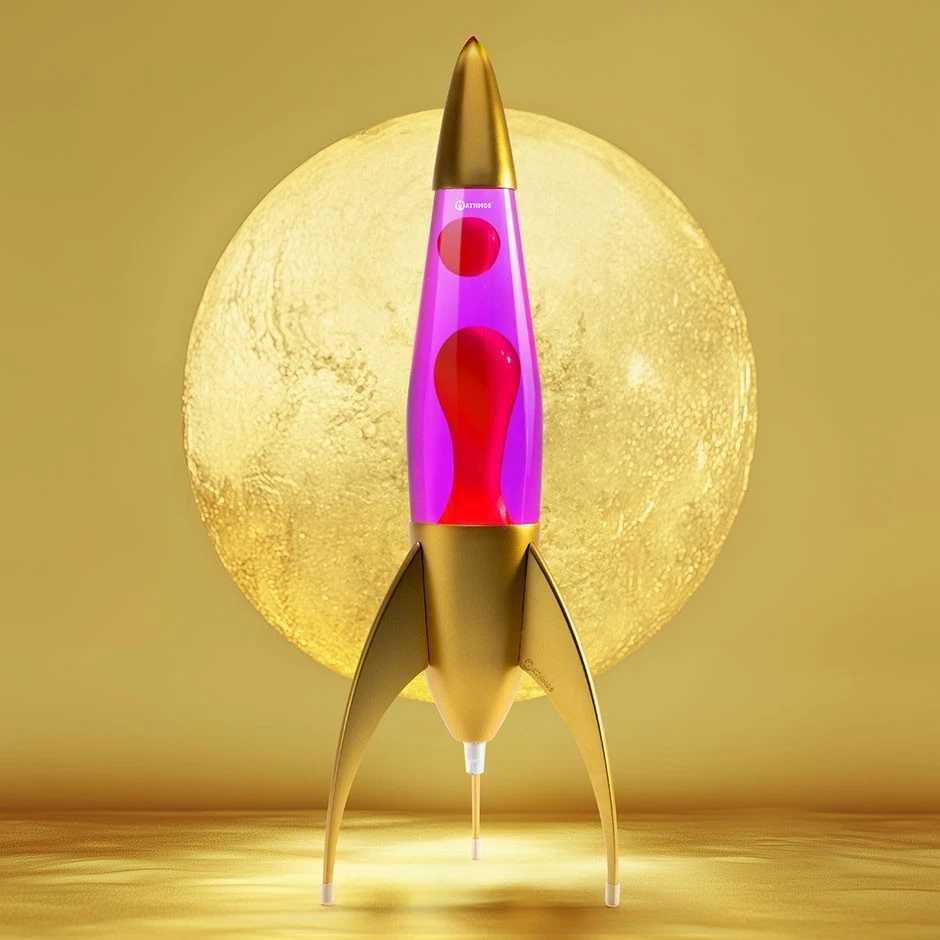 ラバランプ　グリッター　mathmos crestworth バイオレットイエロ ラバランプ グリッター mathmos crestworth バイオレットイエロ