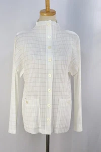 PLEATS PLEASE White Jacket ISSEY MIYAKE 194 9575 - Picture 1 of 6