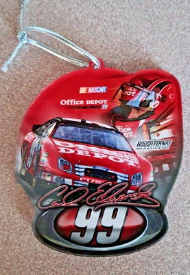 2007 WINCRAFT NASCAR FLAT Acrylic Mirror ORNAMENT CARL EDWARDS OFFICE DEPOT - Image 1 of 4