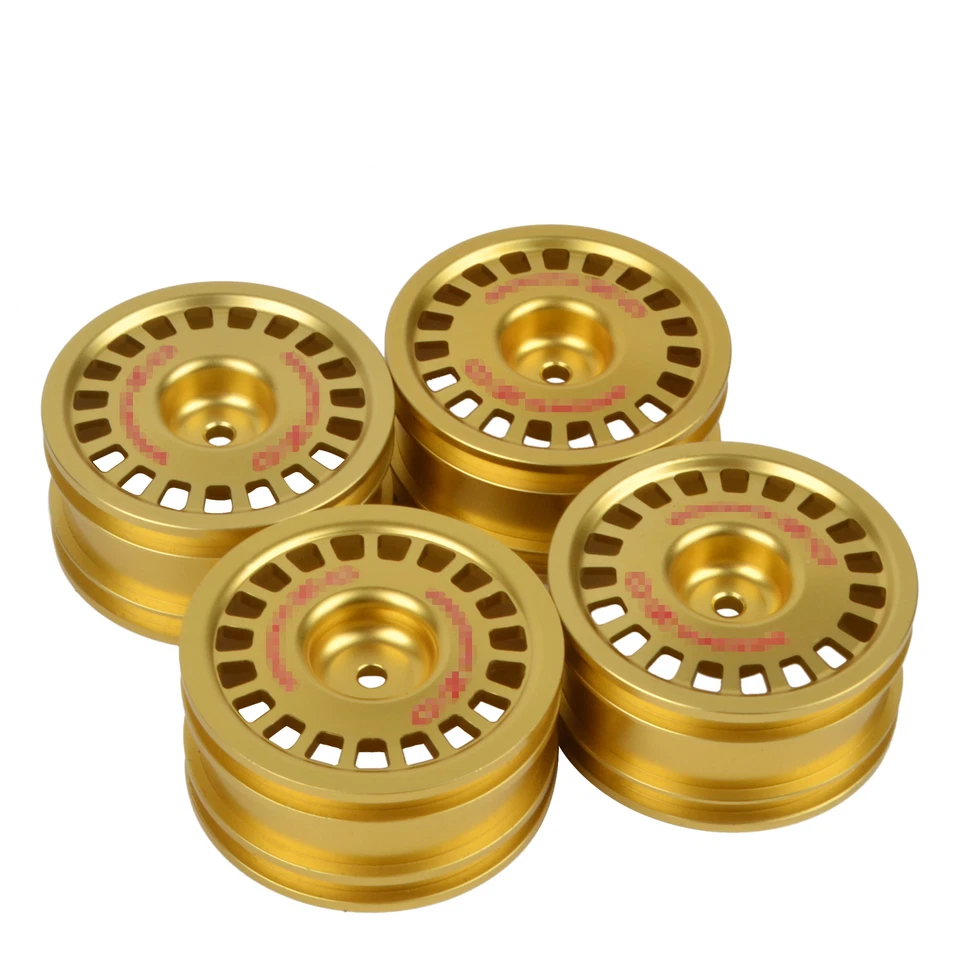 Aluminum Rally wheels for Tamiya TT02S TA02XV-02 TA07 MST RMX2.0S HSP Kyosho HPI - Image 1 of 4