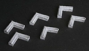 The N Scale Architect 20085 Roof Ductwork Unpainted Castings (6) - Picture 1 of 1