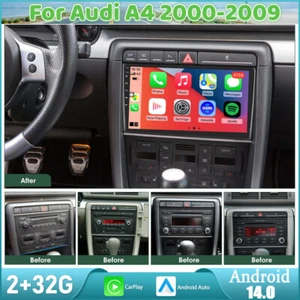 2+32G Android 14 AutoRadio RDS GPS Navi Carplay Für Audi A4 8E 8H B6 B7 2001-08 - Bild 1 von 16