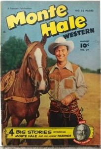 MONTE HALE WESTERN #39 FN- 5.5 FAWCETT 8/1949 - Picture 1 of 2
