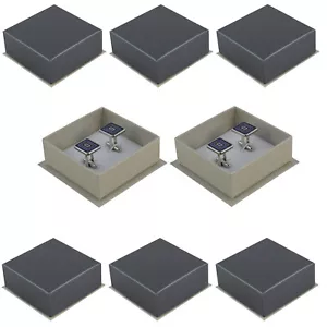 Quality Cufflinks Boxes Jewellery Display Packaging Storage Cufflink Holder Box - Picture 1 of 7