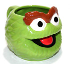 Bio World Sesame Street Oscar Grouch Green 20 oz 3D Sculpted Ceramic Mug 2021