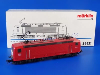 MARKLIN H0 - 34431 - DB ELECTRIC LOCOMOTIVE  BR 143 007-3 / DIGITAL - BOX - Image 1 of 4
